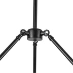 Alora Lighting CH442626MBCR Matte Black,Clear Ribbed Glass Nelly 26-in Matte Black/clear Ribbed Glass Socket Chandelier Image 2