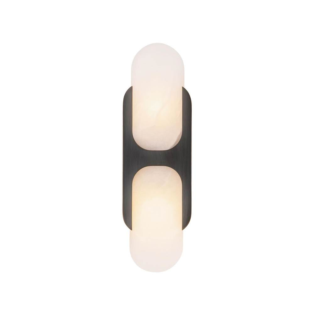 Alora Lighting WV357214UBAR Urban Bronze,Alabaster Odin 14-in Urban Bronze/alabaster Socket Wall Vanity Image 1