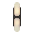 Alora Lighting WV357217UBAR Urban Bronze,Alabaster Odin 17-in Urban Bronze/alabaster Socket Wall Vanity Image 1