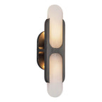Alora Lighting Odin 17-in Urban Bronze/alabaster Socket Wall Vanity