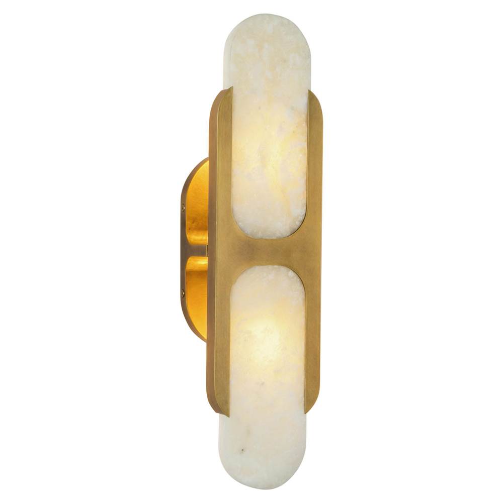 Alora Lighting Odin 17-in Urban Bronze/alabaster Socket Wall Vanity