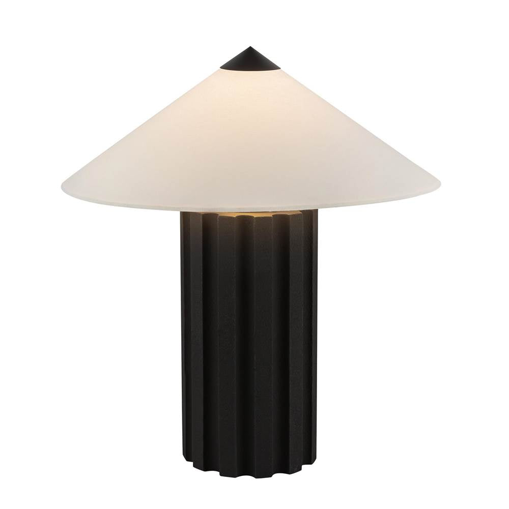 Alora Lighting Ono 20-in Matte Black Socket Table Lamp