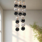 Alora Lighting MP321805NB Natural Brass Onyx 5 Head Natural Brass Led Multi Pendant Image 2