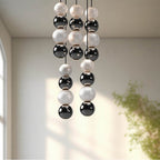 Alora Lighting Onyx 5 Head Natural Brass Led Multi Pendant