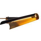 Alora Lighting Osorio 46-in Matte Black/vintage Brass Led Chandeliers
