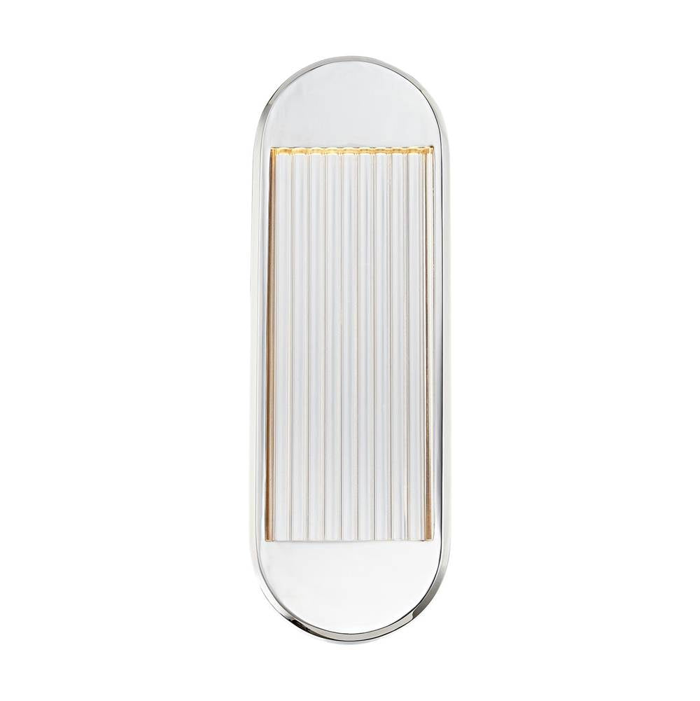 Alora Lighting Palais 16-in Polished Nickel Led Wall/vanity