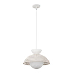 Alora Lighting Perth 14-in Brushed Gold/opal Glass 1 Light Pendant