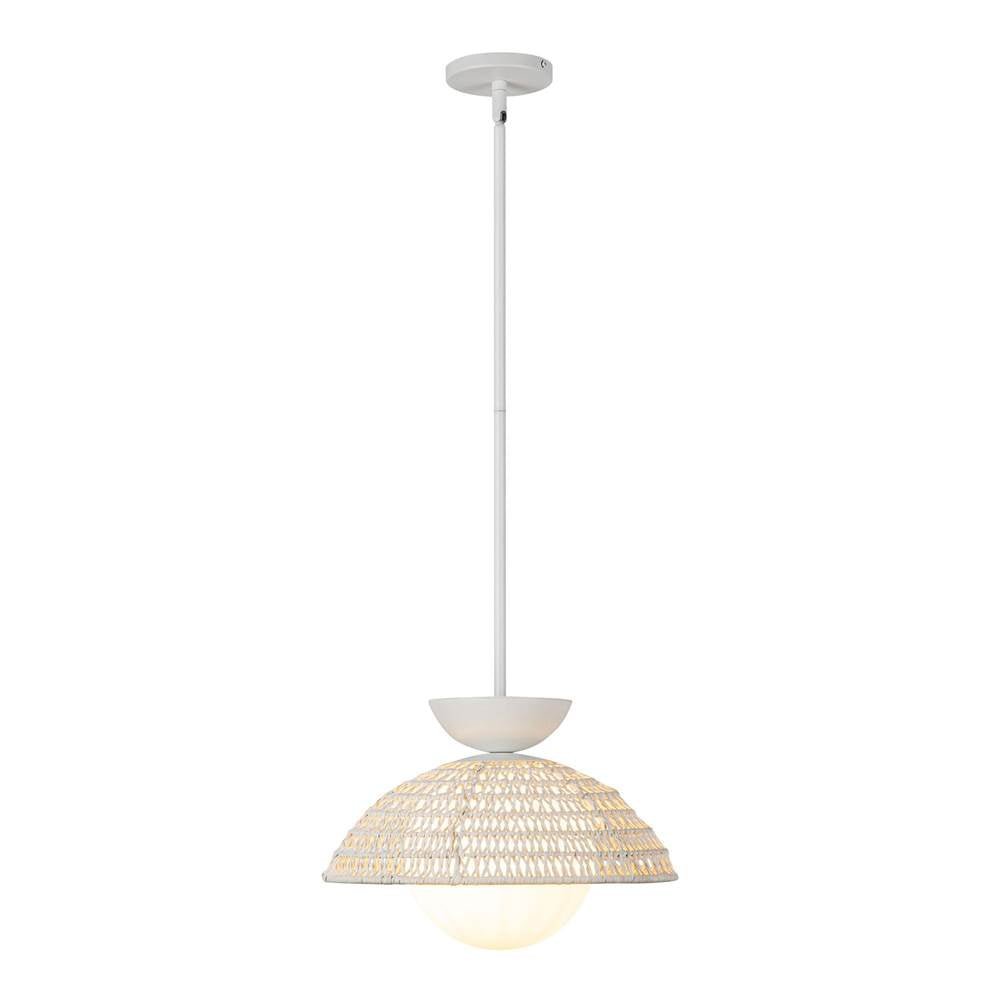 Alora Lighting PD490114WHOP White,Opal Glass Perth 14-in White/opal Glass 1 Light Pendant Image 5