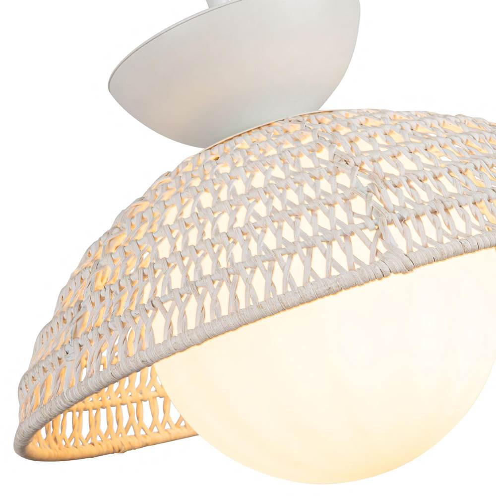 Alora Lighting PD490114WHOP White,Opal Glass Perth 14-in White/opal Glass 1 Light Pendant Image 3
