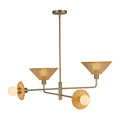 Alora Lighting CH432438BG Brushed Gold Piper 38-in Brushed Gold Socket Chandelier Image 1