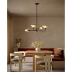Alora Lighting CH432438MB Matte Black Piper 38-in Matte Black Socket Chandelier Image 2