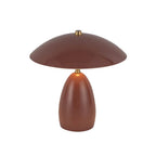 Alora Lighting TL437409BGD Burgundy Poppy 9-in Burgundy Led Table Lamp Image 4