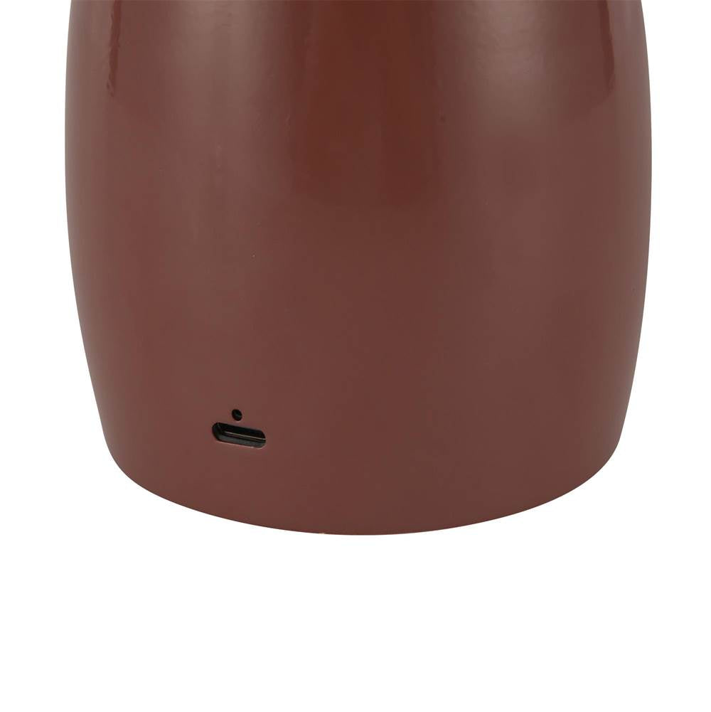 Alora Lighting TL437409BGD Burgundy Poppy 9-in Burgundy Led Table Lamp Image 2