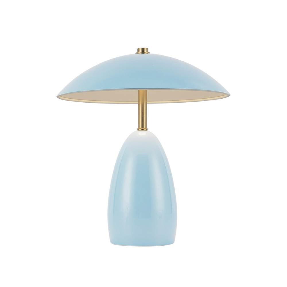 Alora Lighting Poppy 9-in Burgundy Led Table Lamp