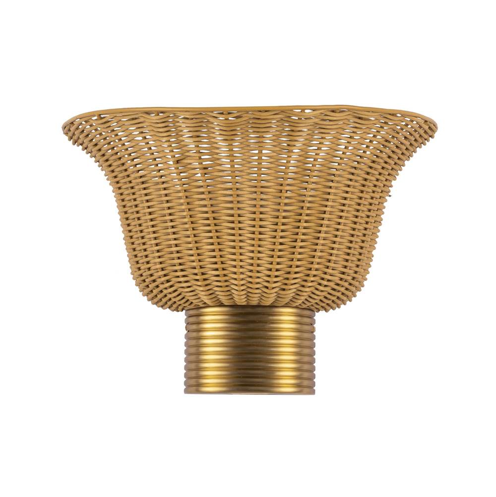 Alora Lighting WV667014BG Brushed Gold Rancho 14-in Brushed Gold Socket Wall/vanity Light Image 1