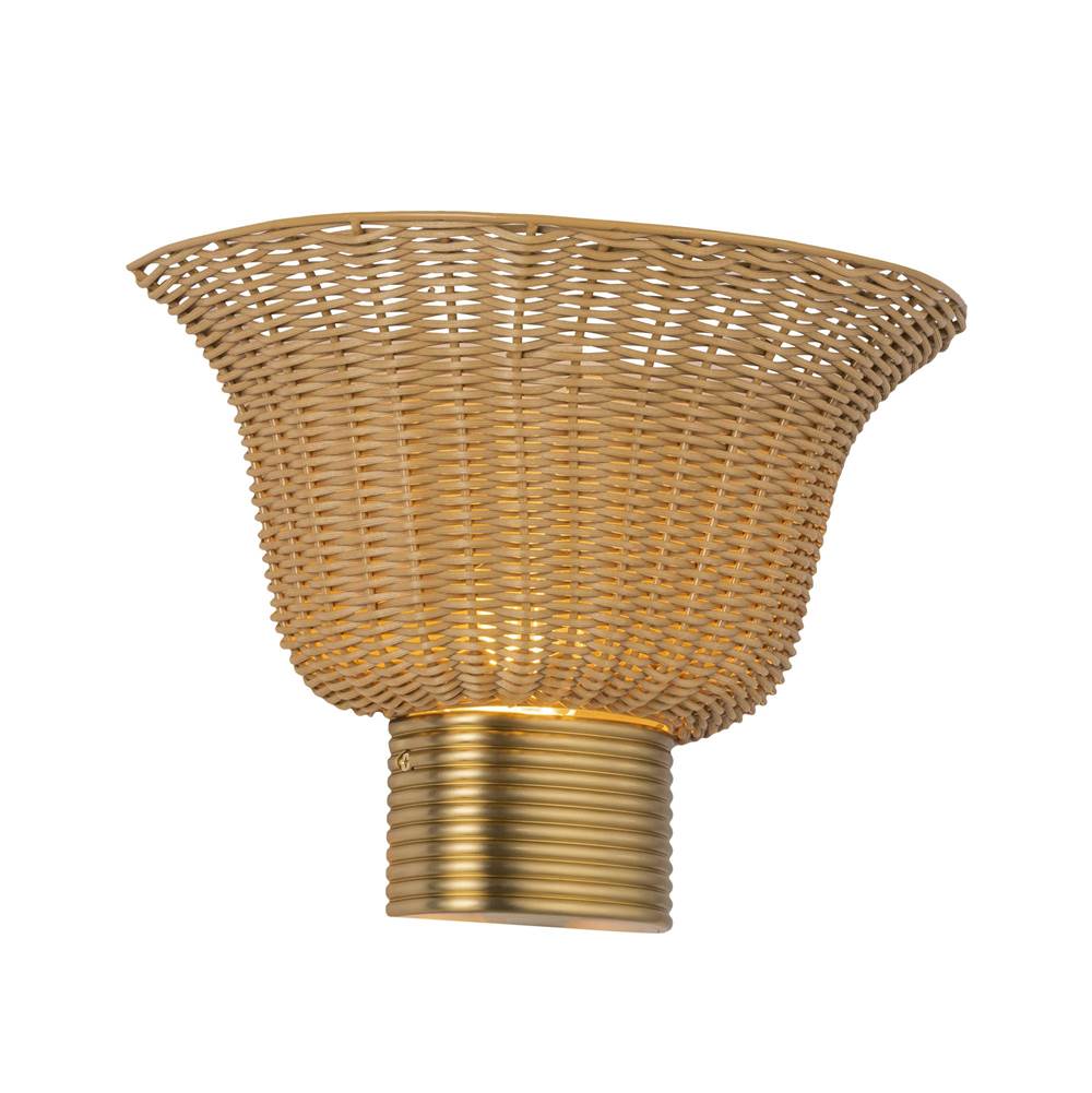 Alora Lighting WV667014BG Brushed Gold Rancho 14-in Brushed Gold Socket Wall/vanity Light Image 4