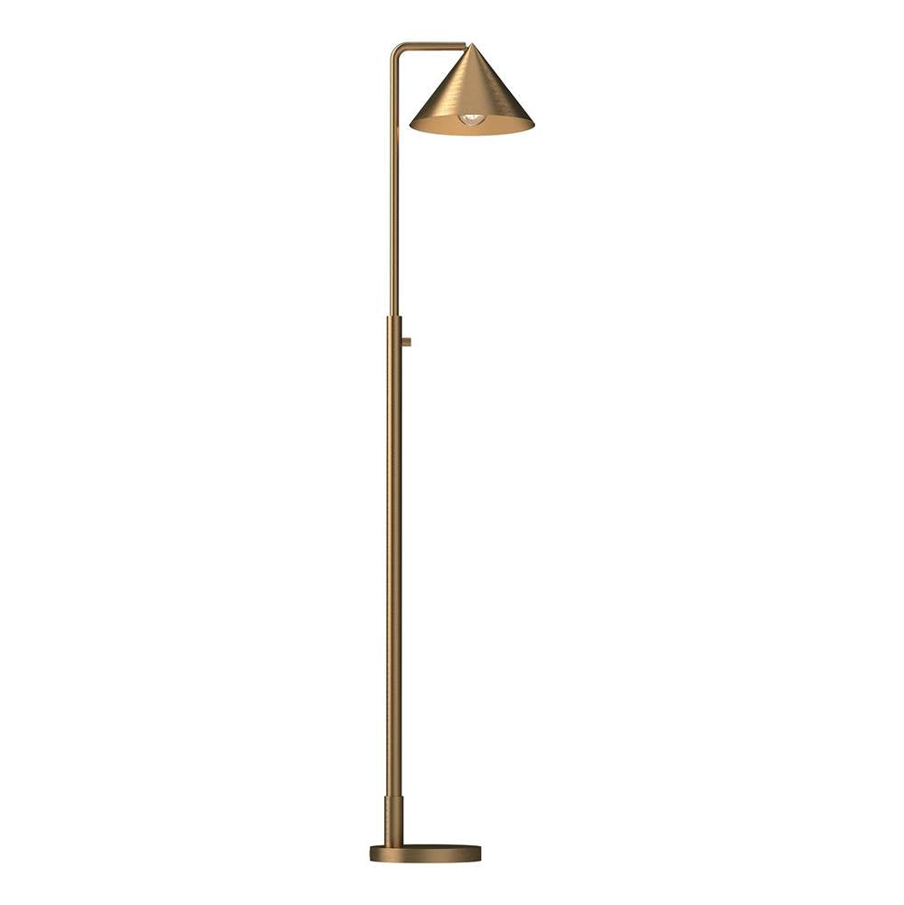 Alora Lighting Remy 58-in Brushed Gold 1 Light Floor Lamp