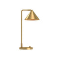 Alora Lighting Remy 20-in Brushed Gold 1 Light Table Lamp