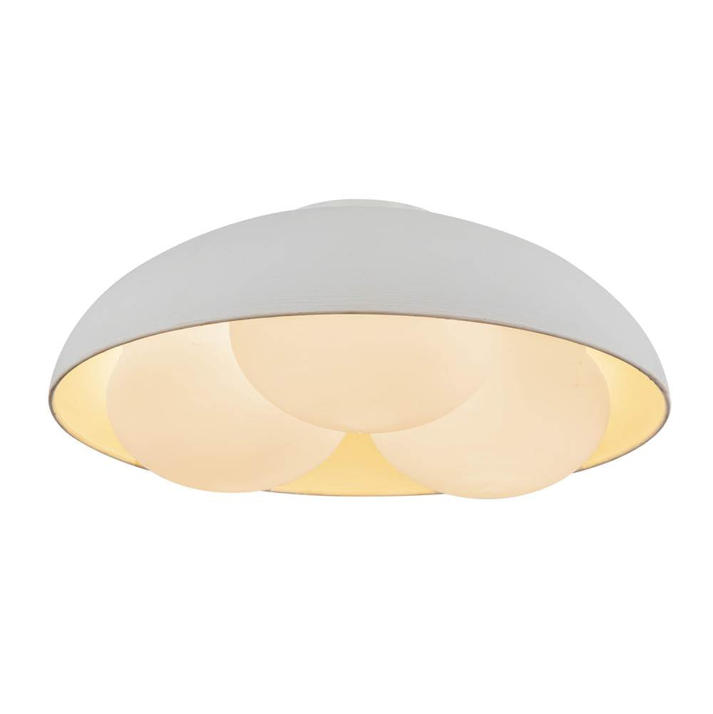 Alora Lighting FM495316AWOP Antique White,Opal Glass Robyn 16-in Antique White/opal Glass Socket Flush Mount Image 4