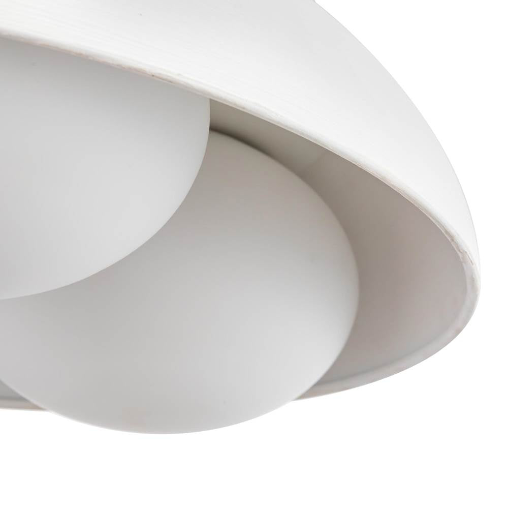 Alora Lighting FM495316AWOP Antique White,Opal Glass Robyn 16-in Antique White/opal Glass Socket Flush Mount Image 2