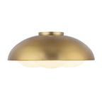Alora Lighting Robyn 16-in Antique White/opal Glass Socket Flush Mount