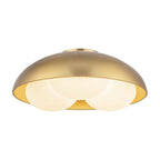 Alora Lighting FM495316BGOP Brushed Gold,Opal Glass Robyn 16-in Brushed Gold/opal Glass Socket Flush Mount Image 4
