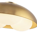 Alora Lighting FM495316BGOP Brushed Gold,Opal Glass Robyn 16-in Brushed Gold/opal Glass Socket Flush Mount Image 3