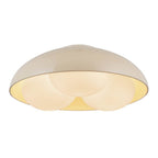 Alora Lighting FM495316PWOP Pearl White,Opal Glass Robyn 16-in Pearl White/opal Glass Socket Flush Mount Image 4