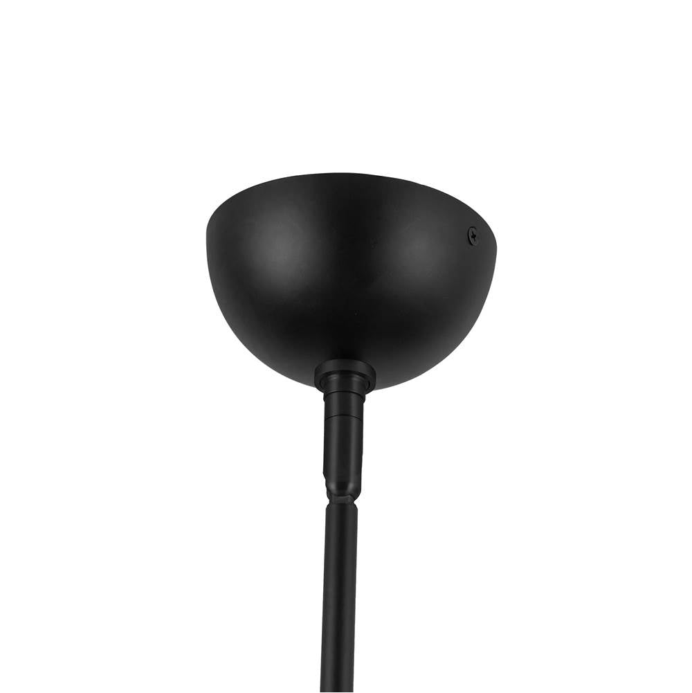 Alora Lighting CH610530MBFW Matte Black,Folded White Rosemary 31-in Matte Black/folded White Socket Chandelier Image 2