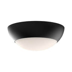 Alora Lighting Rubio 11-in Aged Gold/opal Matte Glass 2 Lights Flush Mount