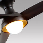 Alora Lighting HF522054MB Matte Black Rubio-h 54-in Matte Black Led Fans Image 3