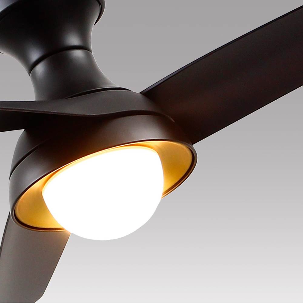 Alora Lighting HF522054MB Matte Black Rubio-h 54-in Matte Black Led Fans Image 3