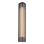 Alora Lighting Sabre 23-in Polished Nickel/ribbed Glass Led Wall/vanity