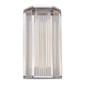 Alora Lighting Sabre 16-in Polished Nickel/ribbed Glass Led Wall/vanity
