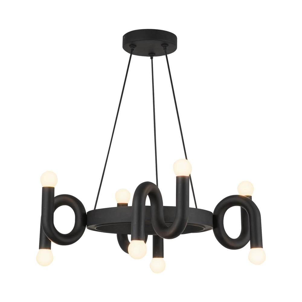Alora Lighting Sadie 23-in Brushed Gold Socket Chandelier
