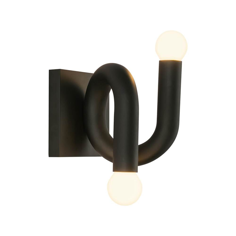 Alora Lighting Sadie 6-in Brushed Gold Socket Wall Vanity