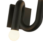 Alora Lighting WV420206MB Matte Black Sadie 6-in Matte Black Socket Wall Vanity Image 2
