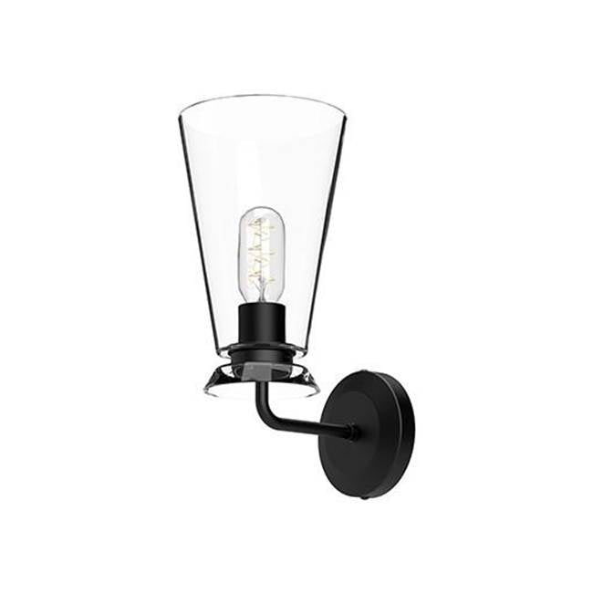 Alora Lighting Salem 6-in Brushed Gold/clear Glass 1 Light Wall/vanity