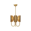 Alora Lighting Seno 15-in Aged Gold 3 Lights Chandeliers