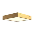 Alora Lighting Sydney 14-in Aged Gold Led Flush Mount