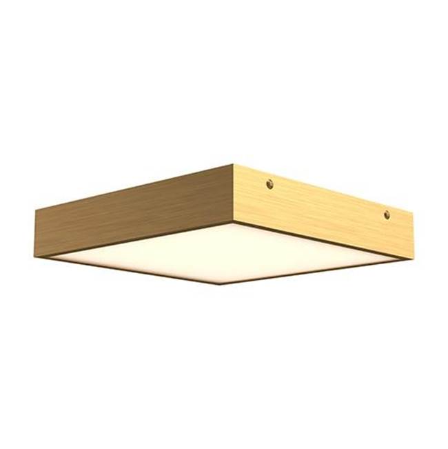 Alora Lighting Sydney 14-in Aged Gold Led Flush Mount