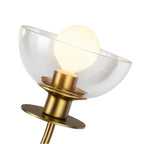 Alora Lighting CH515226BGCL Brushed Gold,Clear Glass Sylvia 26-in Brushed Gold/clear Glass 4 Lights Chandelier Image 2