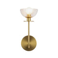 Alora Lighting WV515205BGCL Brushed Gold,Clear Glass Sylvia 5-in Brushed Gold/clear Glass 1 Light Wall Vanity Image 1