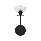 Alora Lighting Sylvia 5-in Brushed Gold/clear Glass 1 Light Wall Vanity