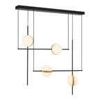 Alora Lighting LP302004MBBG-UNV Matte Black,Brushed Gold Tagliato 40-in Matte Black/brushed Gold Led Linear Pendant Image 1