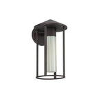 Alora Lighting EW526312BZGO Bronze,Glossy Opal Glass Tenko 12-in Bronze/glossy Opal Glass 1 Light Exterior Wall Image 3
