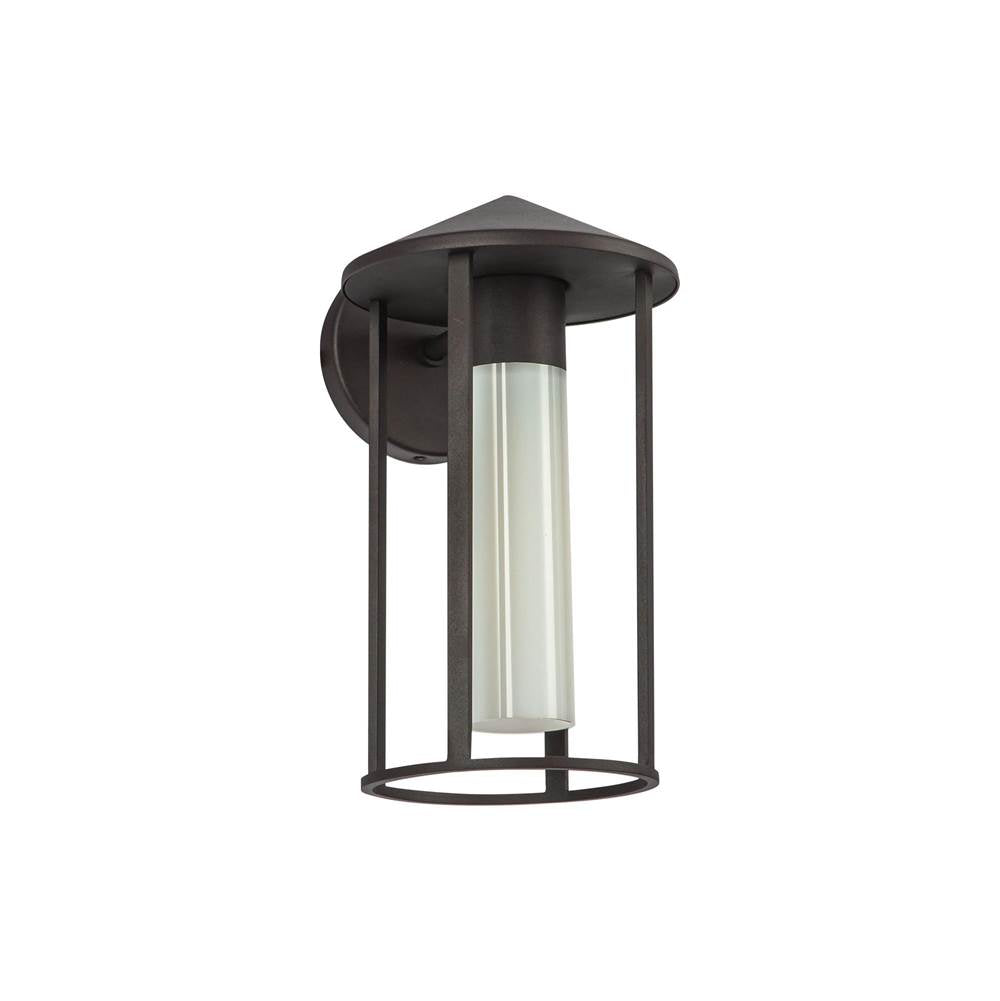 Alora Lighting EW526312BZGO Bronze,Glossy Opal Glass Tenko 12-in Bronze/glossy Opal Glass 1 Light Exterior Wall Image 3