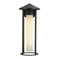 Alora Lighting EW526318BKGO Black,Glossy Opal Glass Tenko 18-in Black/glossy Opal Glass 1 Light Exterior Wall Image 1