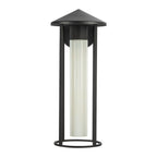 Alora Lighting Tenko 18-in Black/glossy Opal Glass 1 Light Exterior Wall