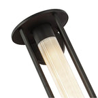 Alora Lighting EW526318BKGO Black,Glossy Opal Glass Tenko 18-in Black/glossy Opal Glass 1 Light Exterior Wall Image 2